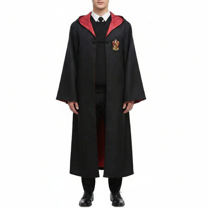 Halloween Kostüme Zauberschule Umhang Kapuze Talar - Image 1