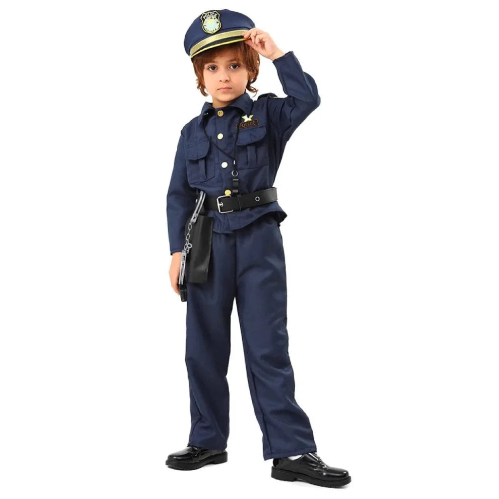 Halloween Kostumes Kinder Polizei Uniform Karneval - Image 2