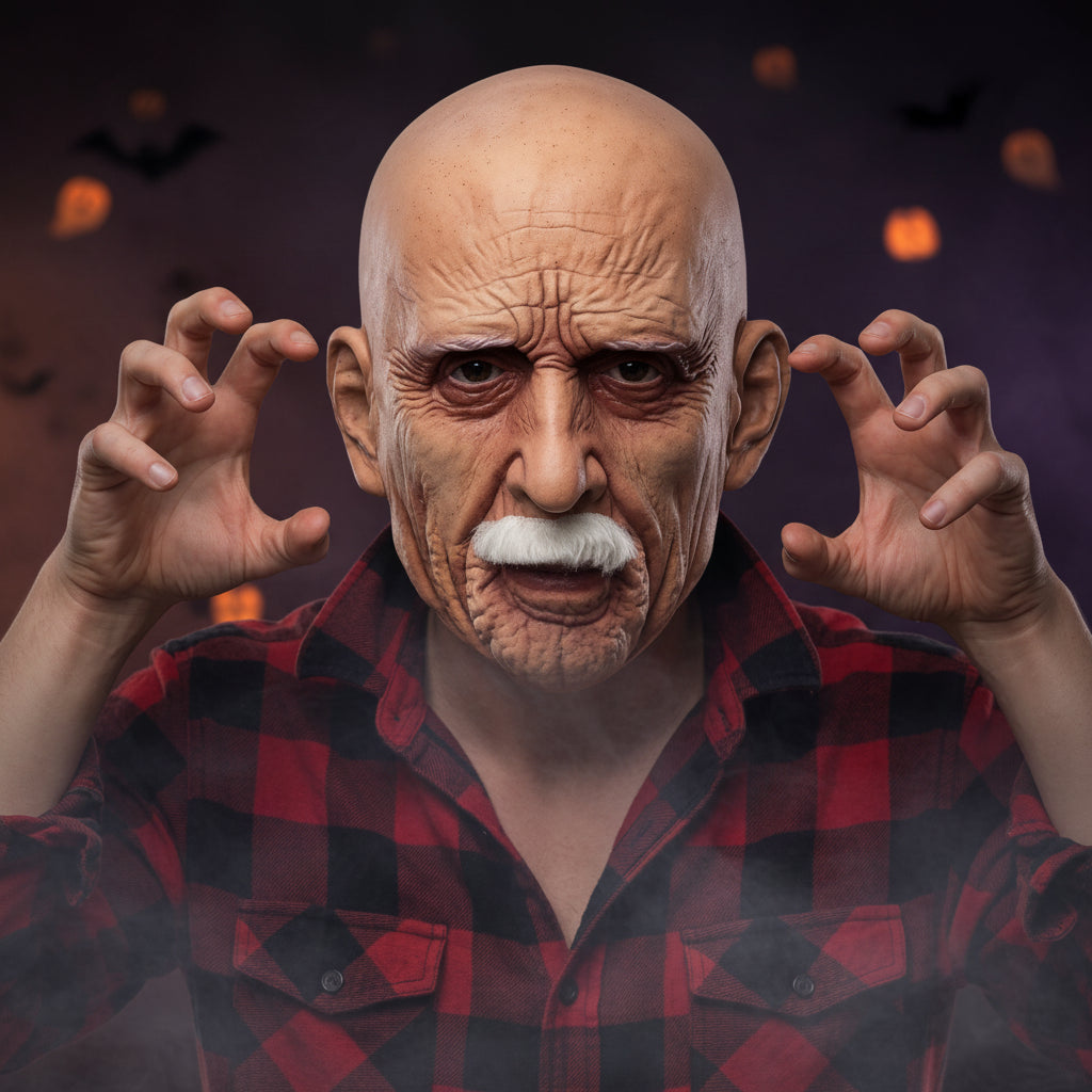 Halloween Maske Alter Mann Cosplay - Image 1