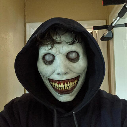 Halloween Maske Horror Kapuze Grusel Kostüm - Image 1
