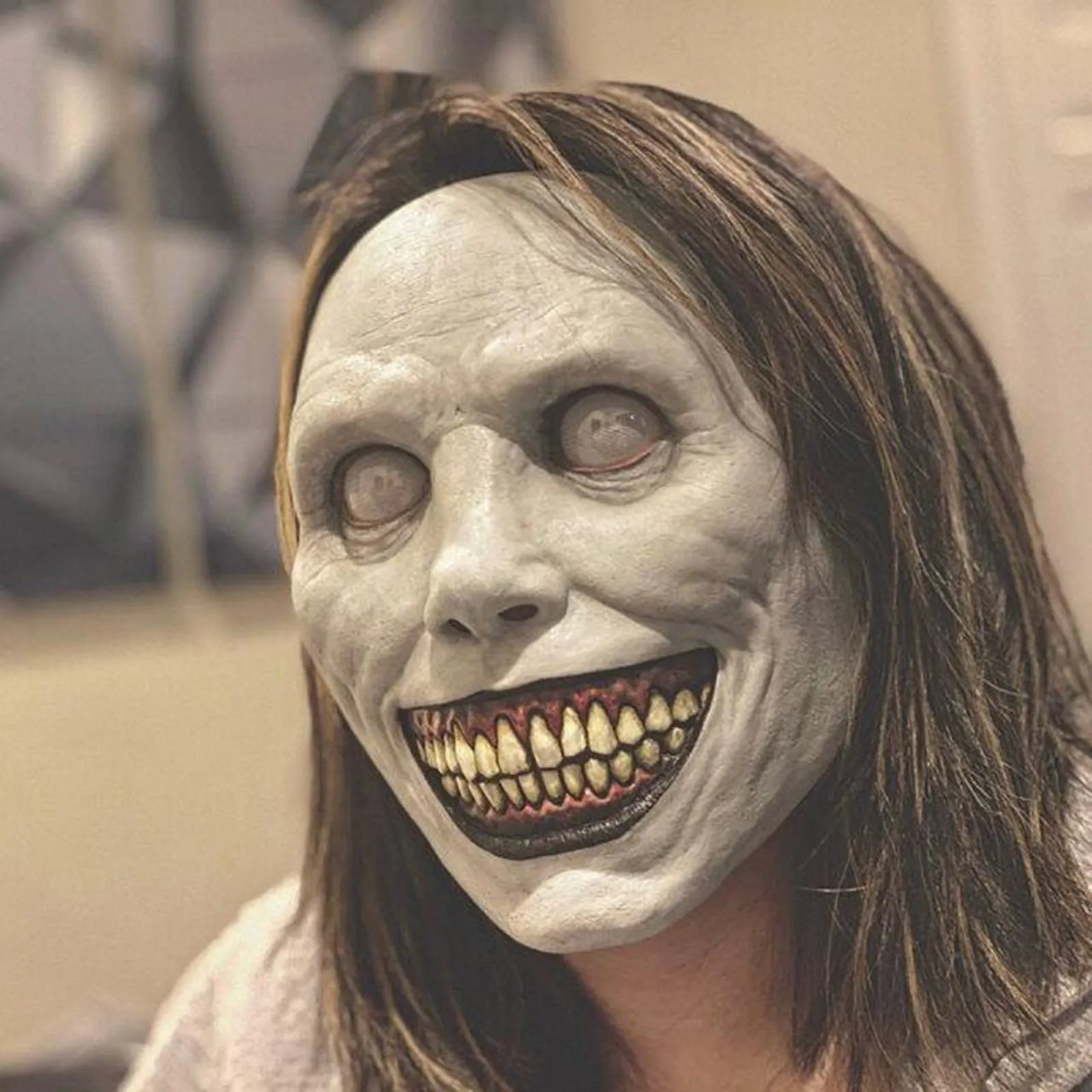 Halloween Maske Horror Kapuze Grusel Kostüm - Image 2