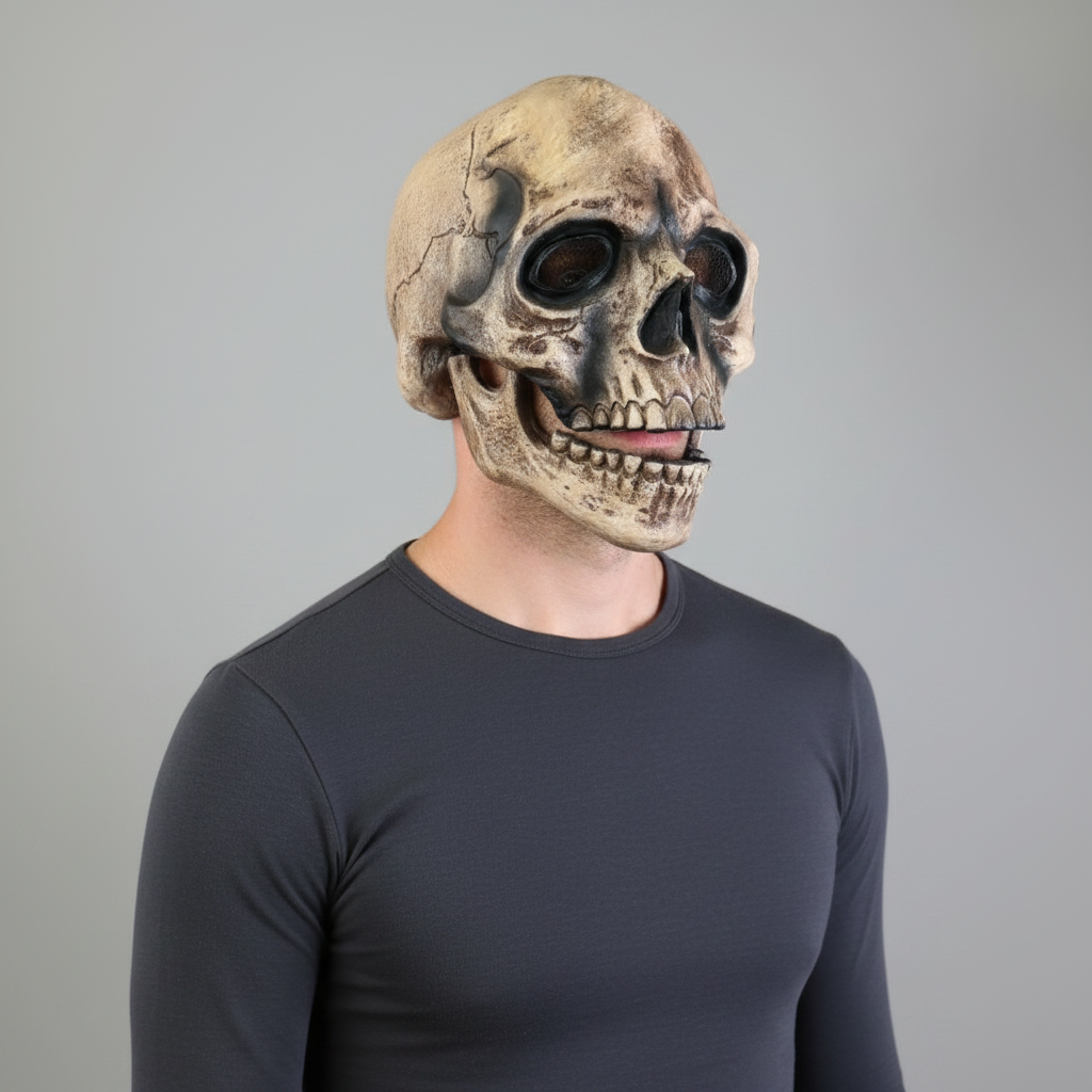Halloween Maske Schädelmaske Kostüm Maske Gruselige Details - Image 1