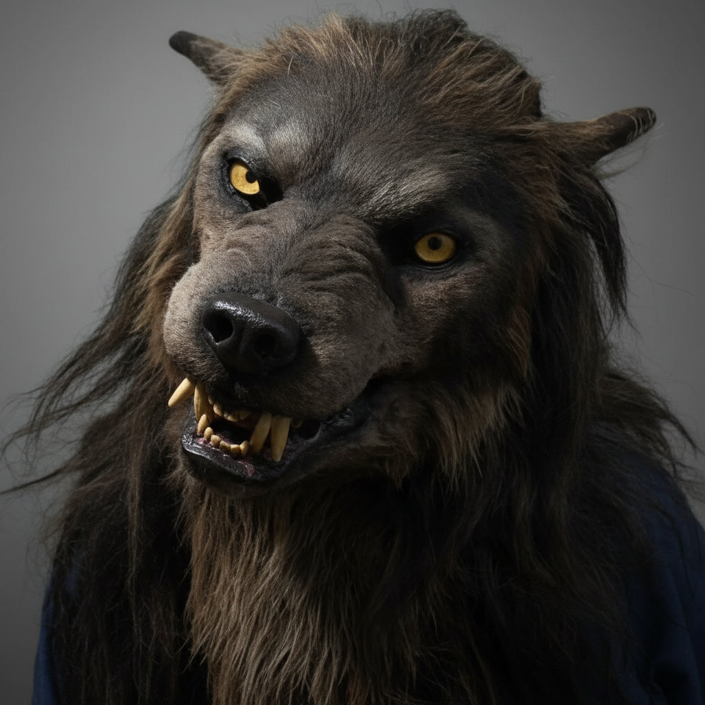 Halloween Maske Wolf Realistisches Design - Image 1