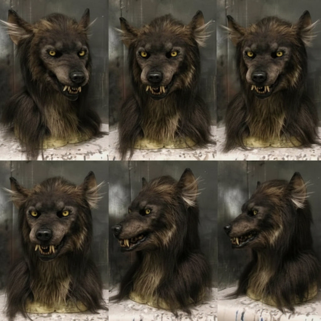 Halloween Maske Wolf Realistisches Design - Image 2