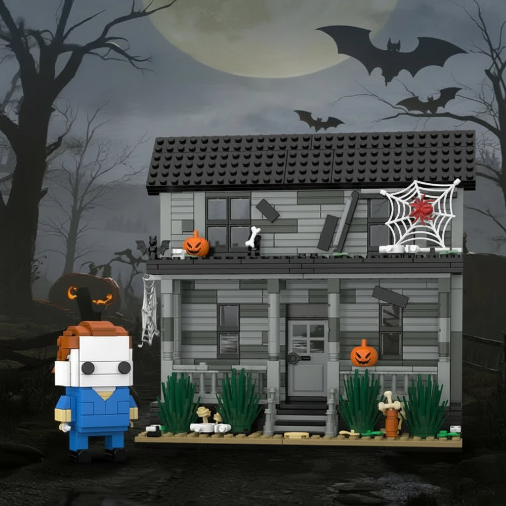 Halloween Spielzeug Bauset Geisterhaus Design - Image 5