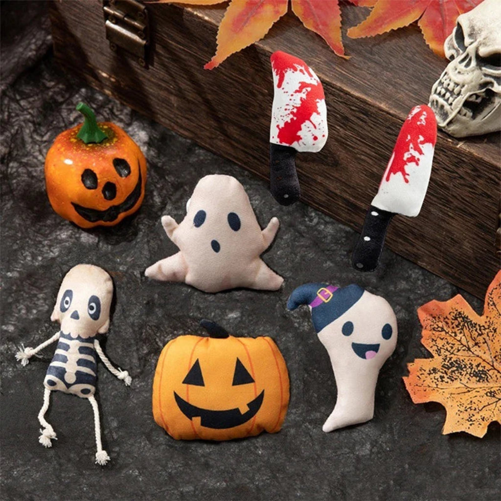 Halloween Spielzeug Skelett Geist Kürbis Haustierspielzeug - Image 2