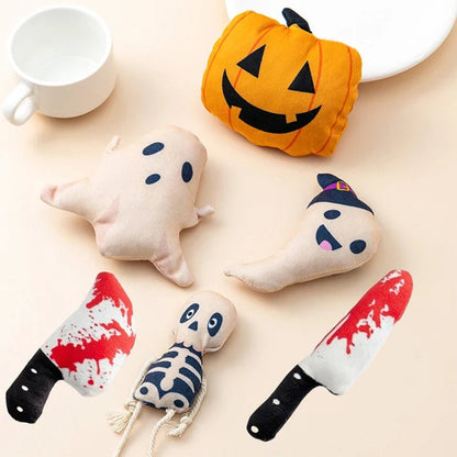 Halloween Spielzeug Skelett Geist Kürbis Haustierspielzeug - Image 3
