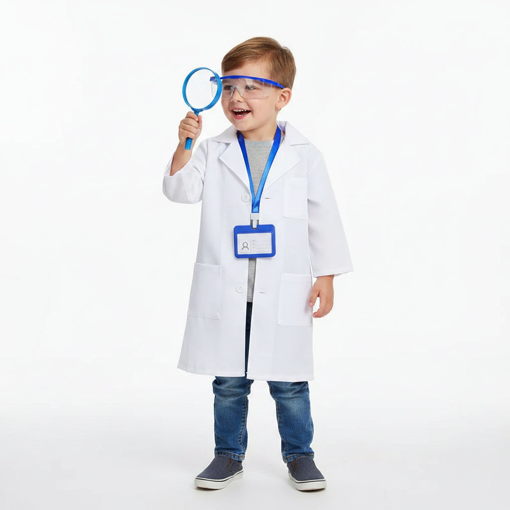 Halloween Wissenschaftler Kostüme Laborkittel Kinder - Image 1