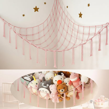 Storage Net Hammock Stuffed Animal Toy Net Kids Room