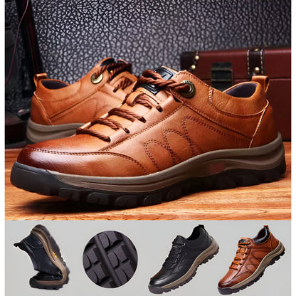 Leder Herren Freizeitschuhe Wasserdicht Rutschfest