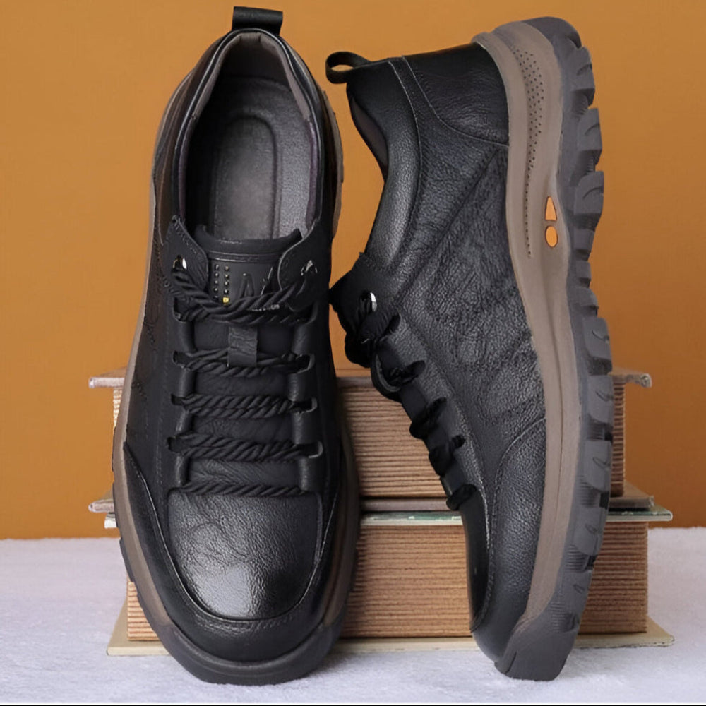 Leder Herren Freizeitschuhe Wasserdicht Rutschfest