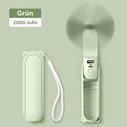 Portable Hand Fan Rechargeable Foldable USB Charging Cooling