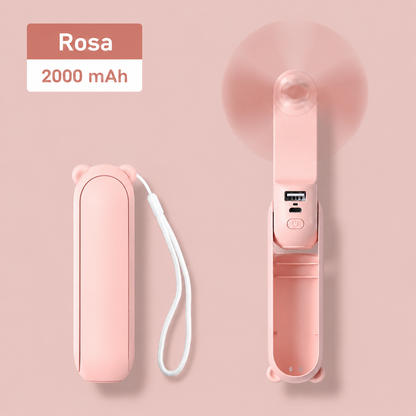 Portable Hand Fan Rechargeable Foldable USB Charging Cooling