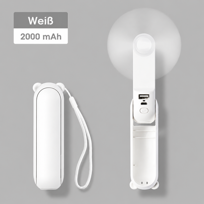 Portable Hand Fan Rechargeable Foldable USB Charging Cooling
