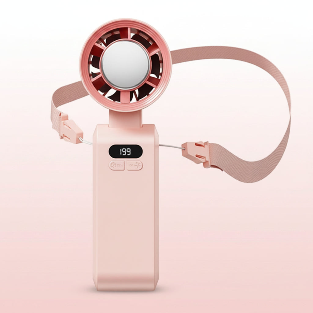 Handventilator Tragbar Mini USB Wiederaufladbar Kühlung - Image 2