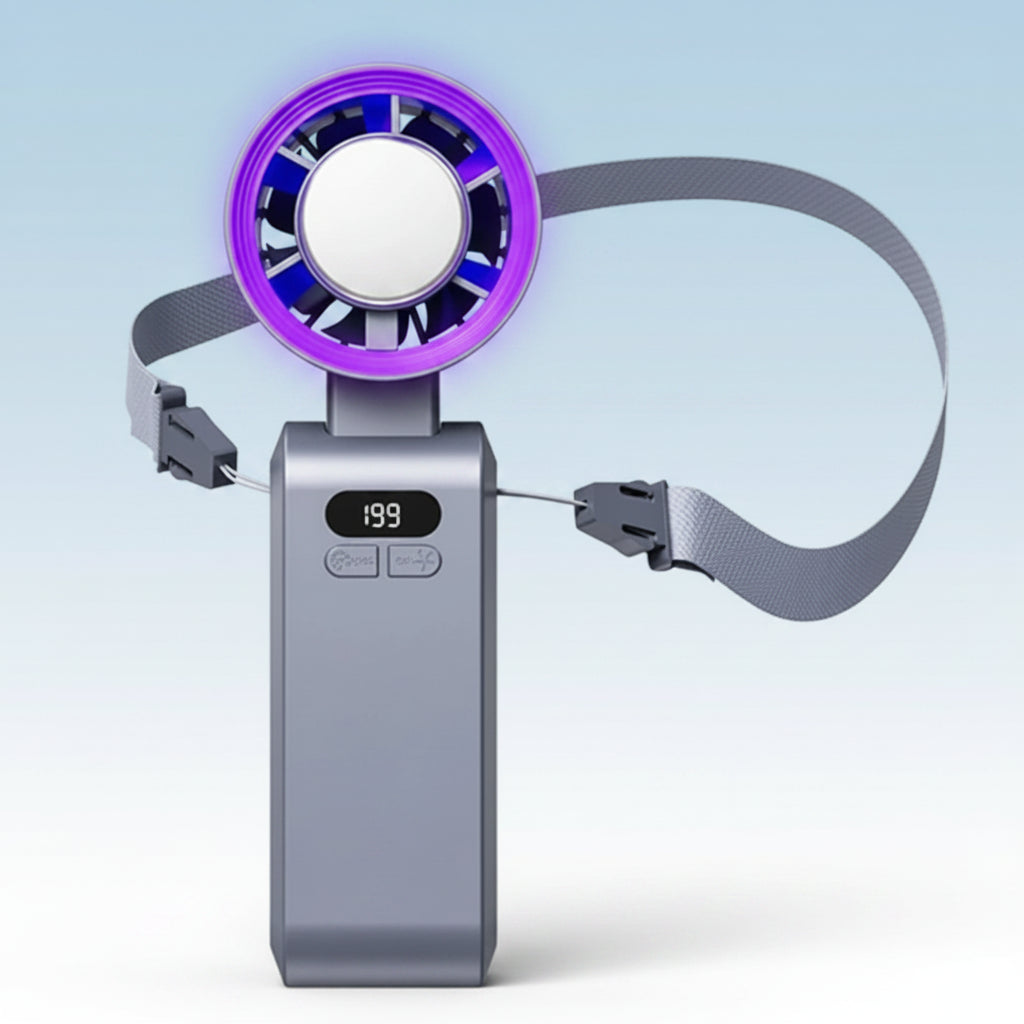 Handventilator Tragbar Mini USB Wiederaufladbar Kühlung - Image 7
