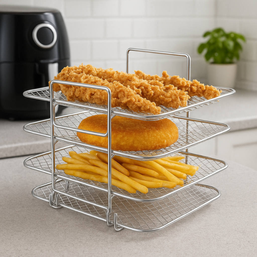 Heißluftfritteuse Küchenregal Mehrstöckige Aufbewahrung - Image 1