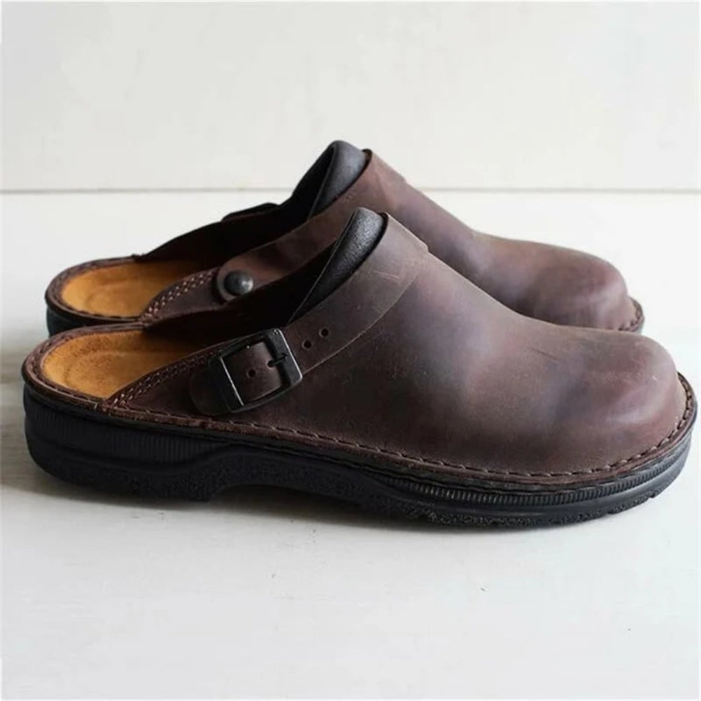 Herren Clogs Schnallenriemen Freizeitschuhe - Image 2