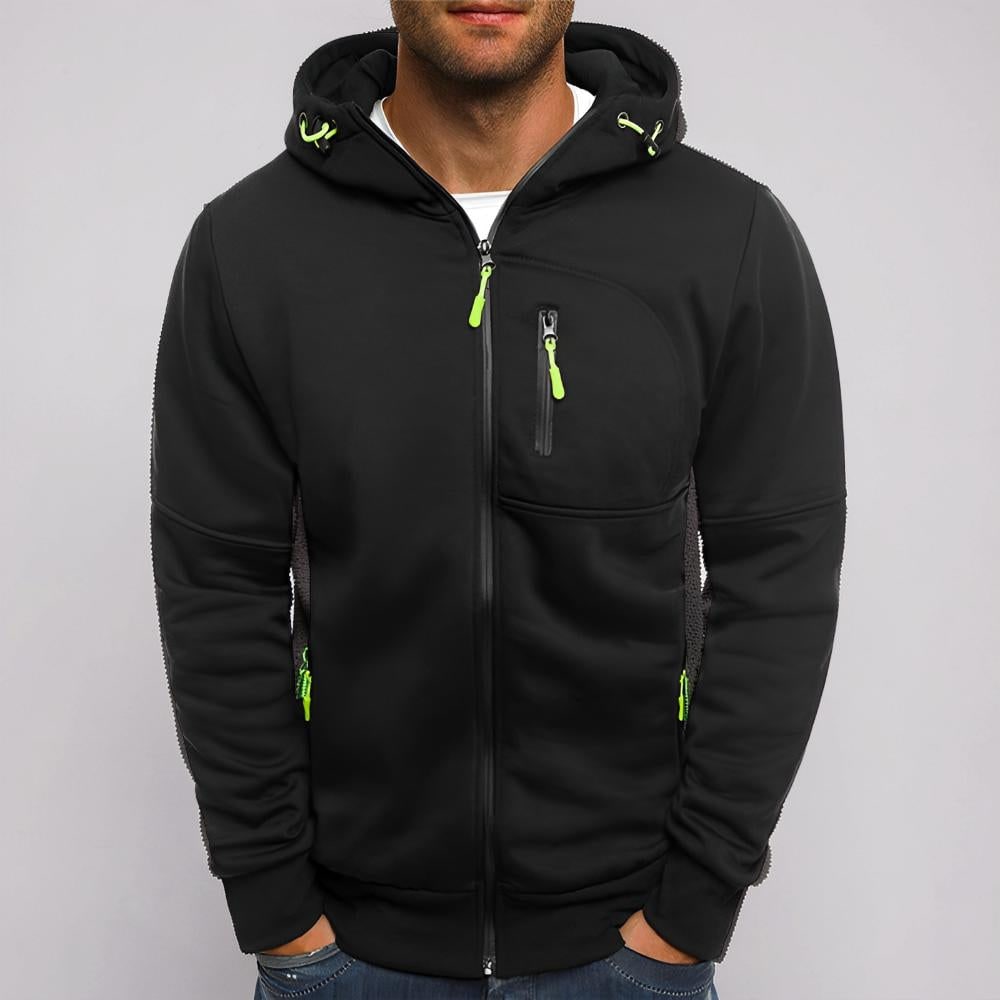 Herren Kapuzenjacke Zip-up Hoodie Herren Sweatshirt Kapuze - Image 4