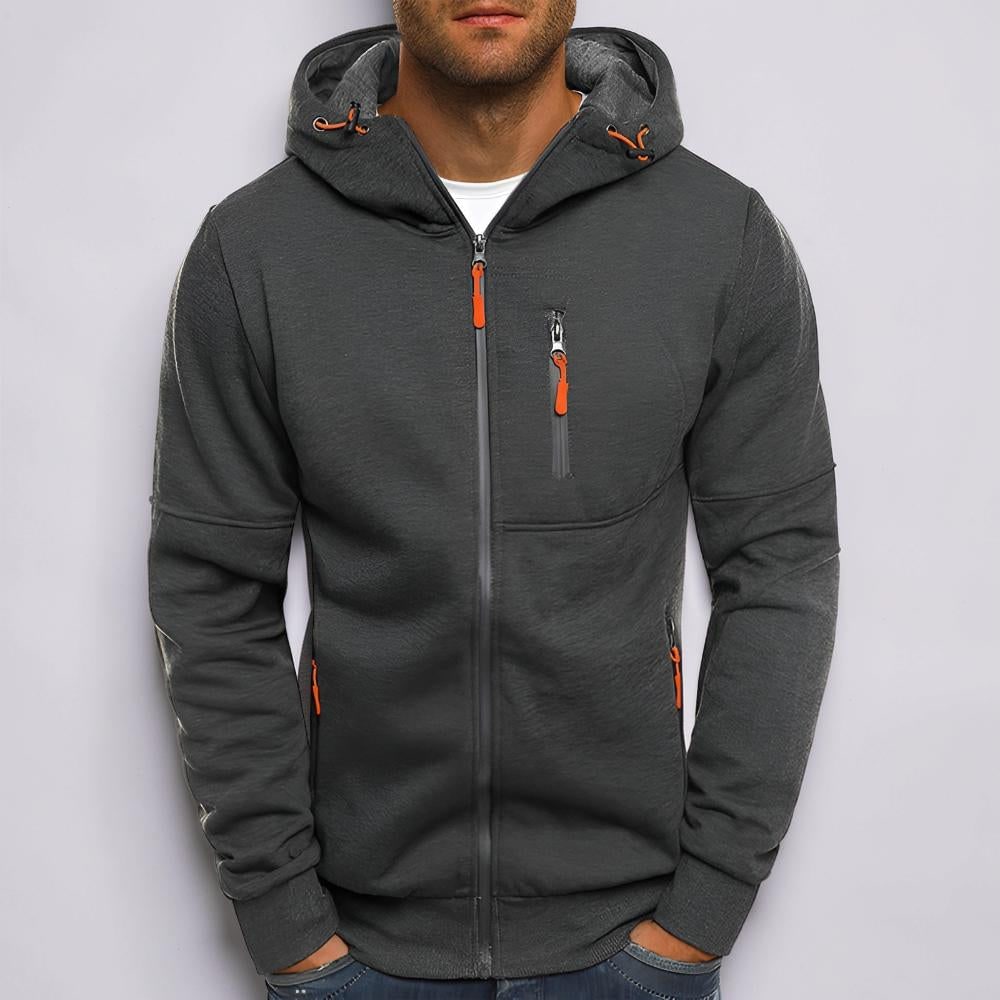 Herren Kapuzenjacke Zip-up Hoodie Herren Sweatshirt Kapuze - Image 5
