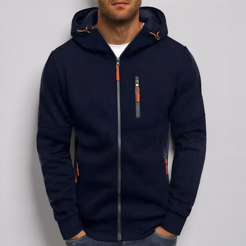 Herren Kapuzenjacke Zip-up Hoodie Herren Sweatshirt Kapuze - Image 6