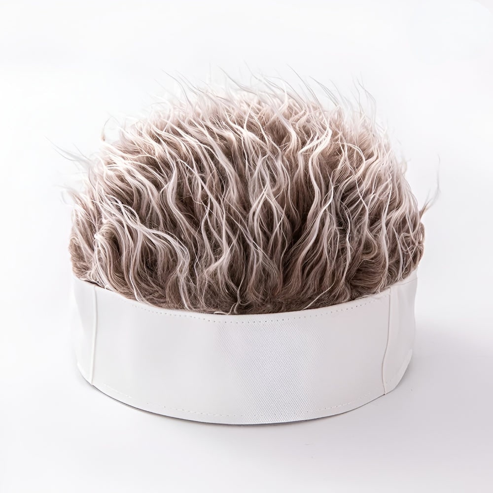 Herren Perücke Wig Mütze Kostüm Perücke Schwarz - Image 8
