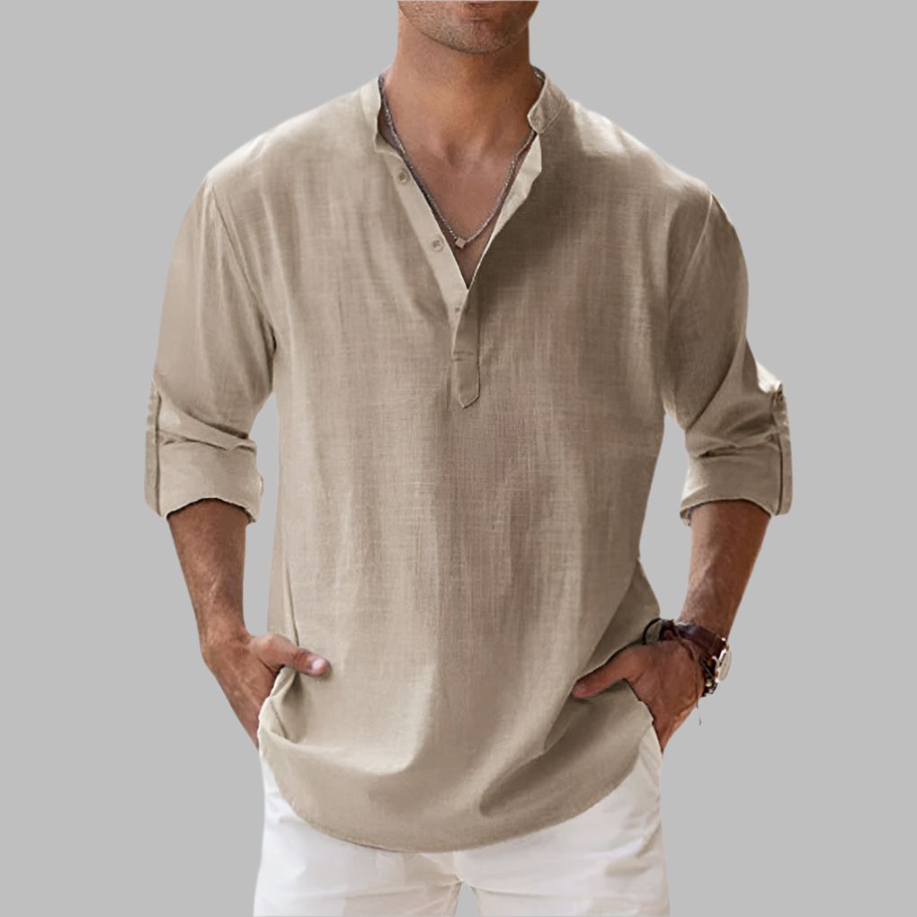 Herren Sommerhemd Leichte Sommerbluse Long-Sleeve | Casual Shirt - Image 9