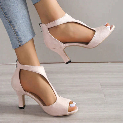 Damen Sandalen Absatz Pumps Abend