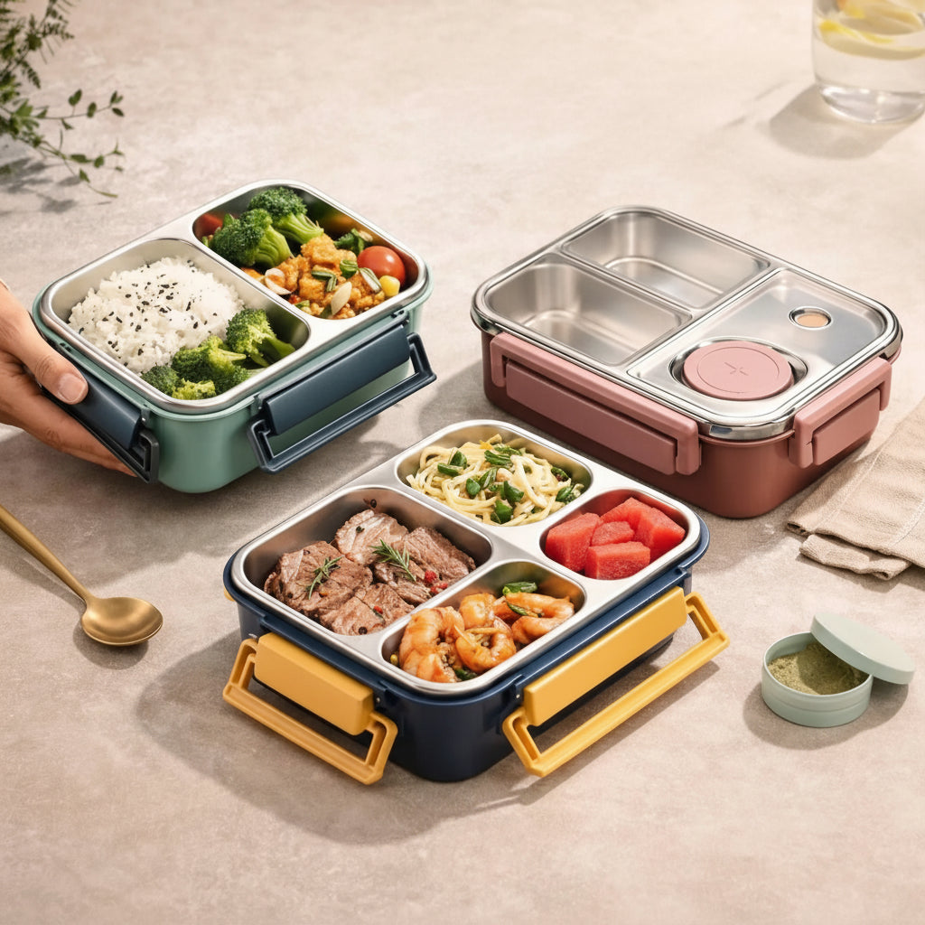 Compact Outdoor Lunch Box Hiking Travel