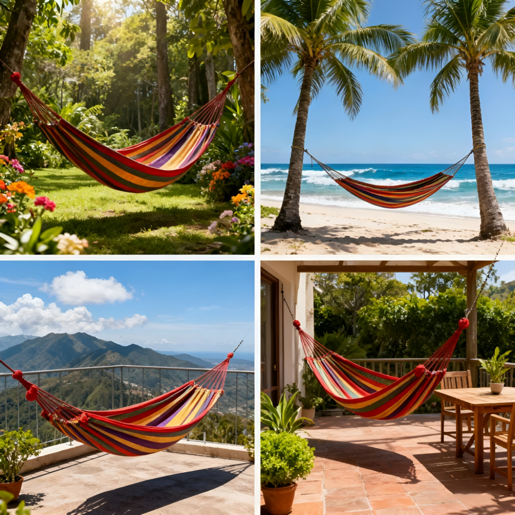 Hängematte Outdoor Garten Entspannendes Hängebett - Image 5