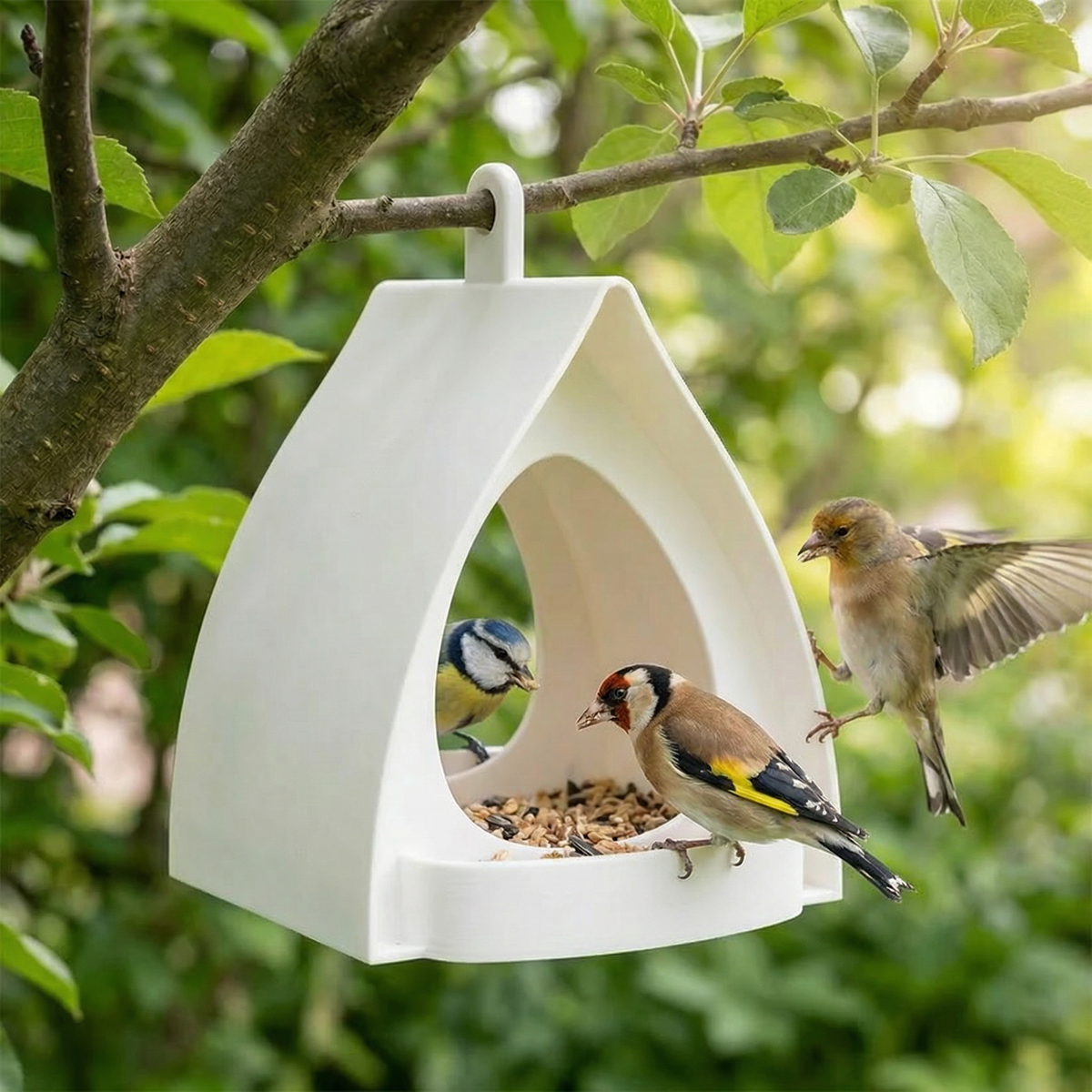 Hängendes Vogel Futterhaus Für Balkon Große Kapazität - Image 1