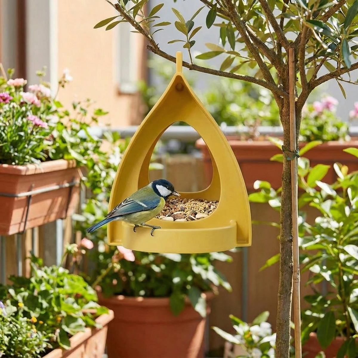 Hängendes Vogel Futterhaus Für Balkon Große Kapazität - Image 10