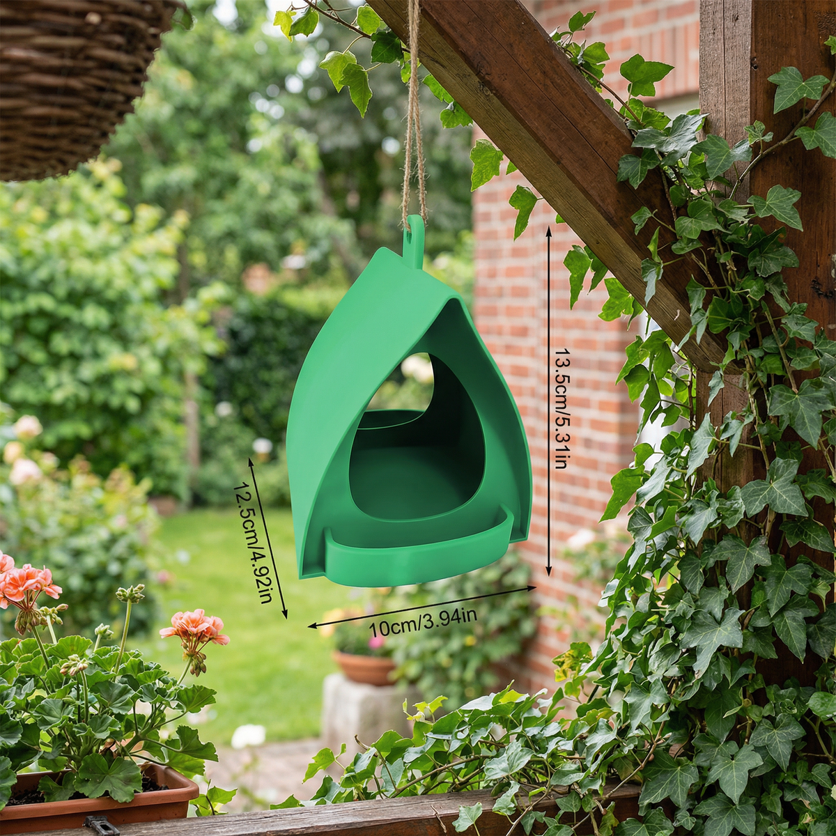 Hängendes Vogel Futterhaus Für Balkon Große Kapazität - Image 5