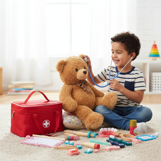 Holz Arztset Rollenspiel Kinder - Image 1
