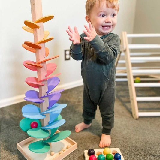 Holz Lernspielzeug Stapelspiel Interaktiver Spaß - Image 1
