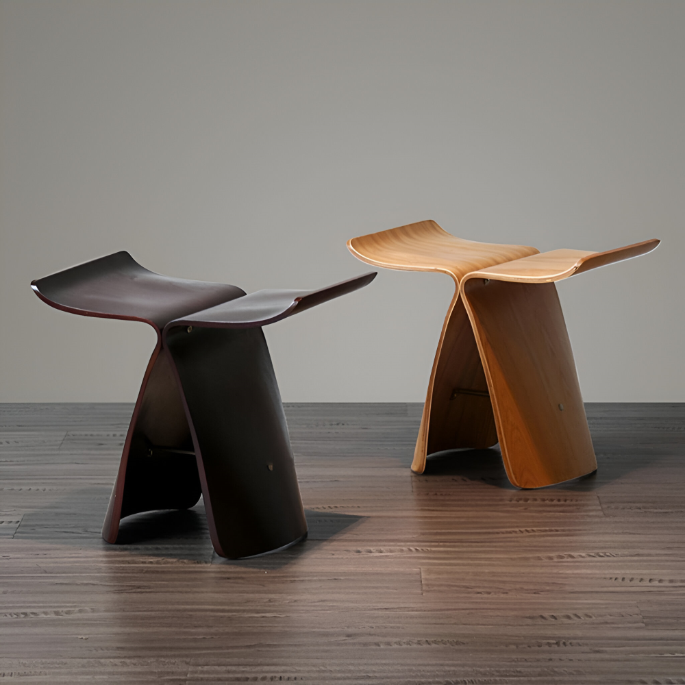 Holzhocker Design Hocker Moderne Hocker Design Möbel Wohnraum - Image 2