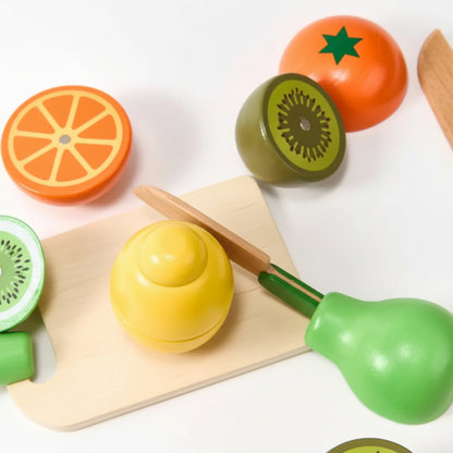 Holzobst Set Kinderspielzeug - Image 3