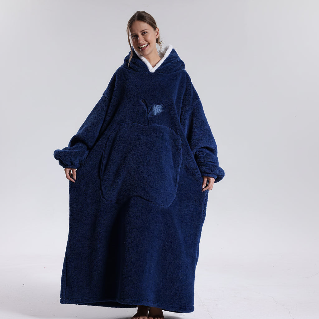 Hoodie Blanket Cozy Blanket with Hood Comfortable Moments