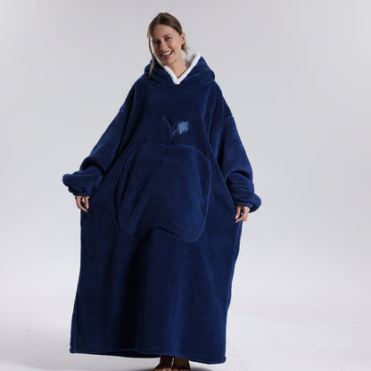 Hoodie Blanket Cozy Blanket with Hood Comfortable Moments