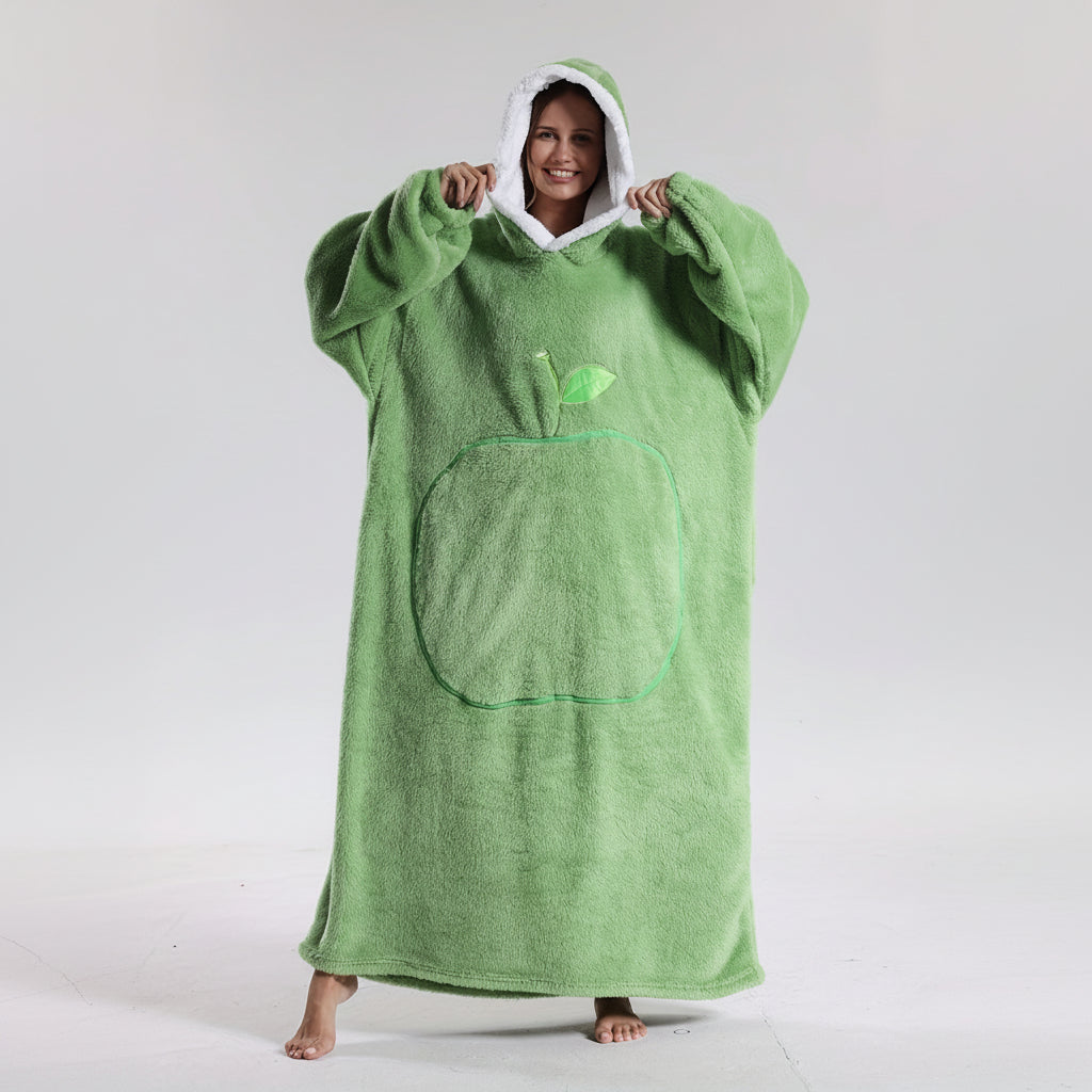 Hoodie Blanket Cozy Blanket with Hood Comfortable Moments