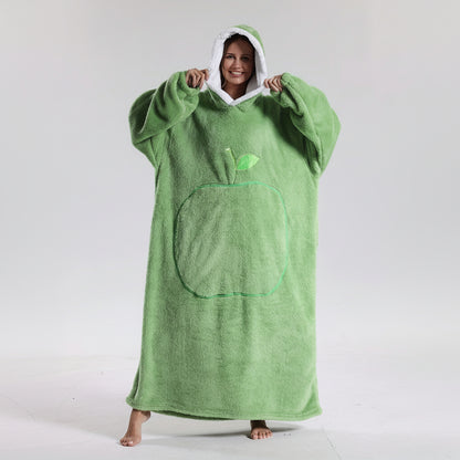 Hoodie Blanket Cozy Blanket with Hood Comfortable Moments