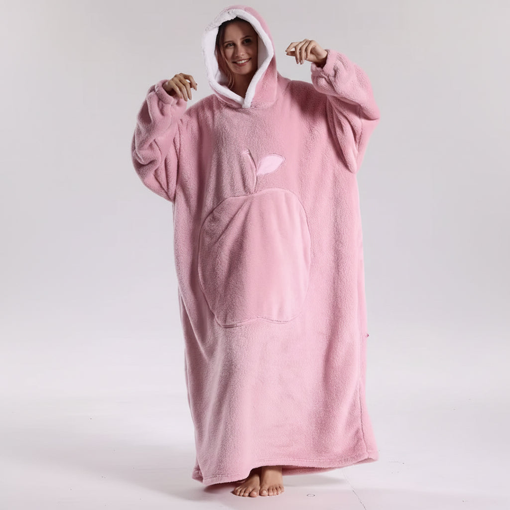 Hoodie Blanket Cozy Blanket with Hood Comfortable Moments