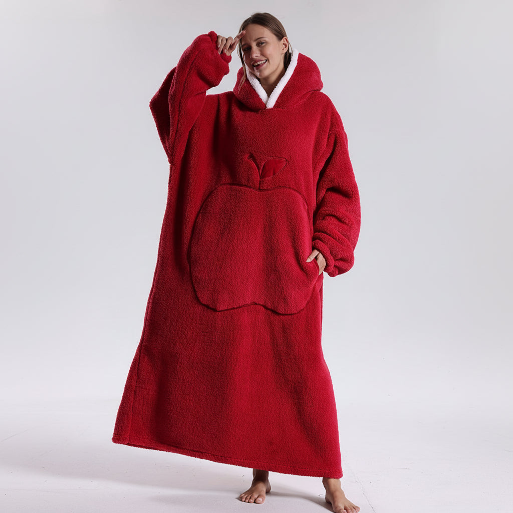 Hoodie Blanket Cozy Blanket with Hood Comfortable Moments