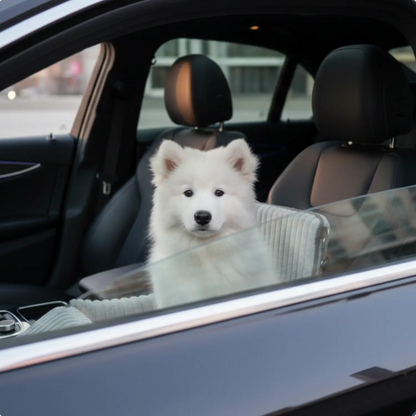 Hundeautositz Sitzerhöhung Reisegurt Mesh Abdeckung - Image 4