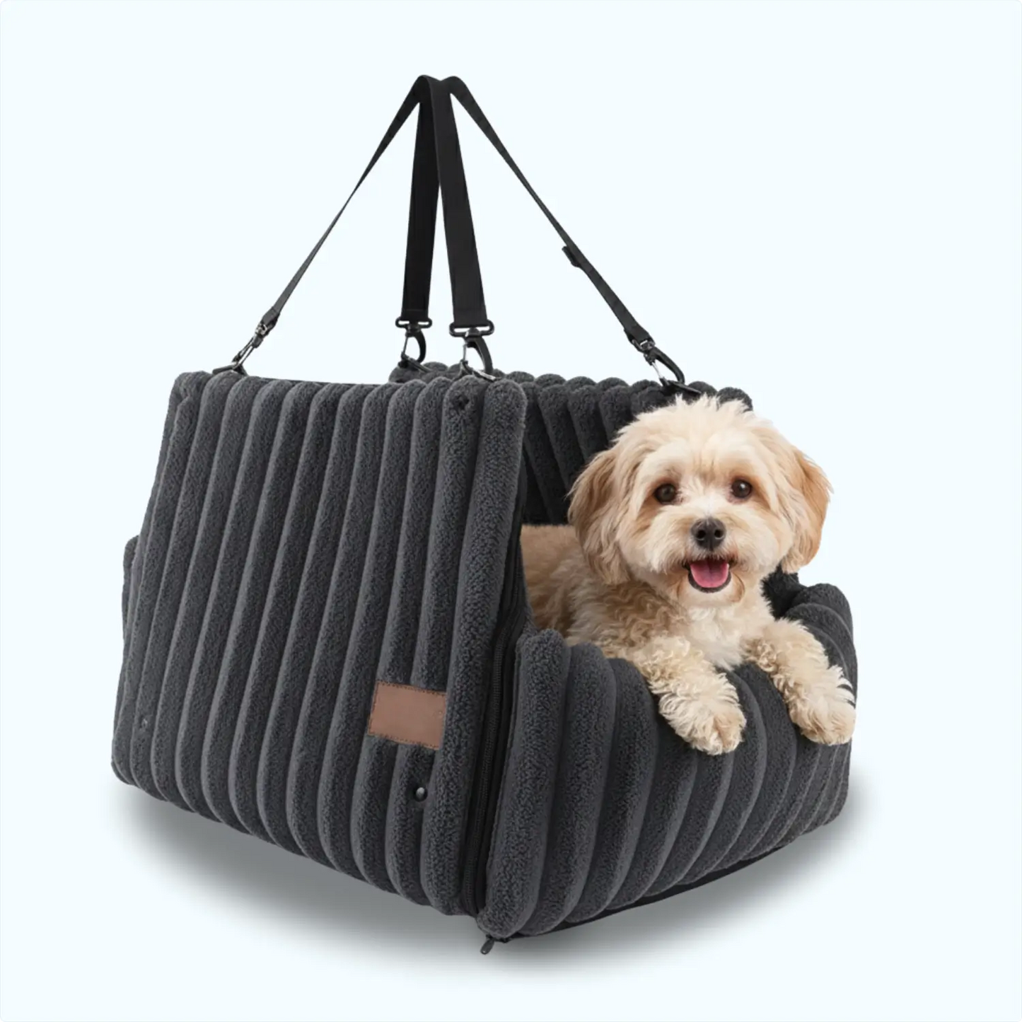 Hundeautositz Sitzerhöhung Reisegurt Mesh Abdeckung - Image 7