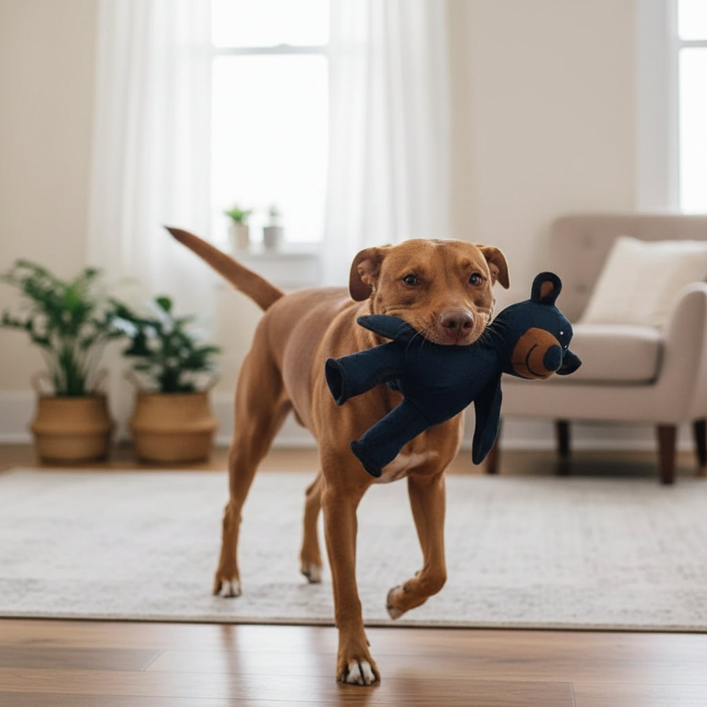 Hundespielzeug Plüschbär Interaktiv Spielen - Image 1
