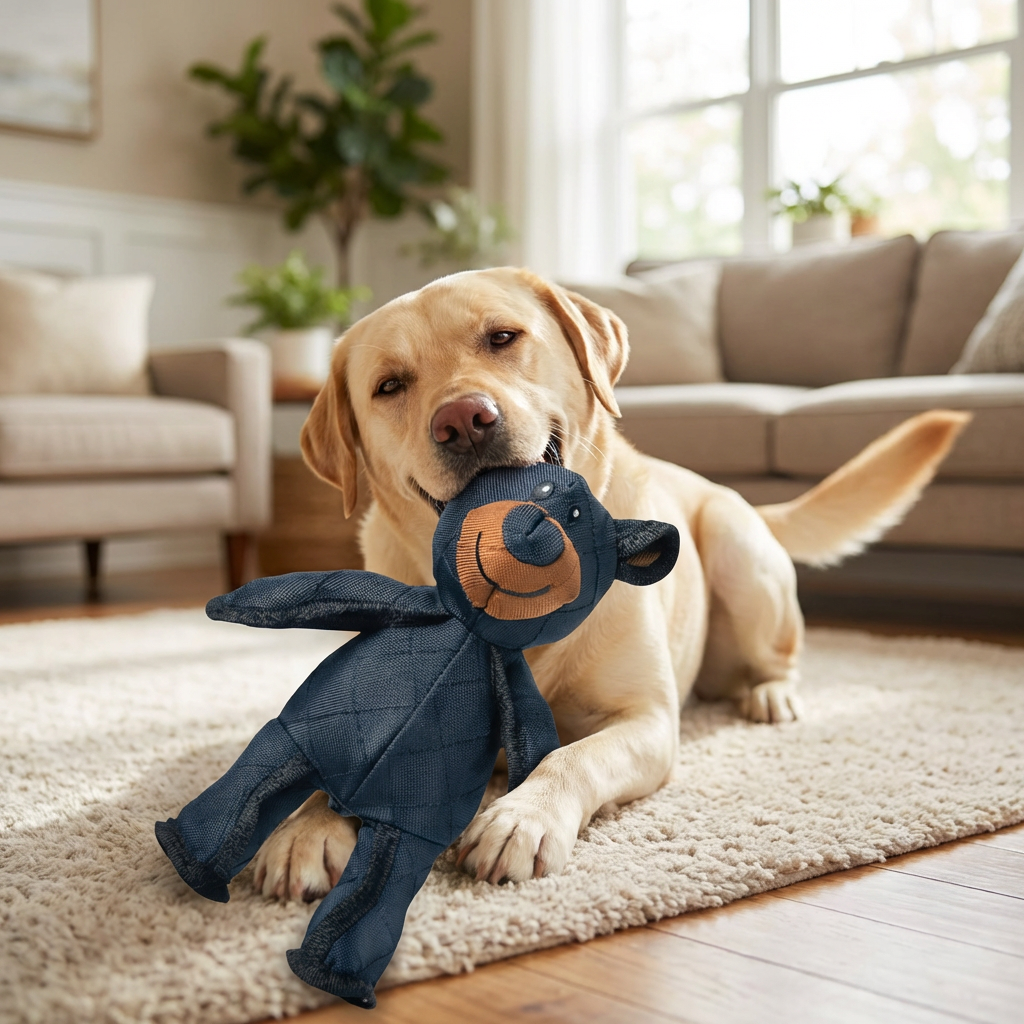 Hundespielzeug Plüschbär Interaktiv Spielen - Image 3