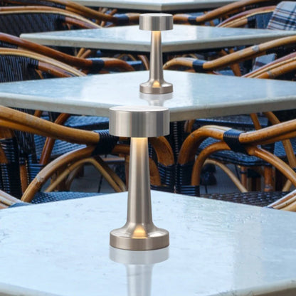 Tischlampe Gold Metall LED Dimmbar Modern