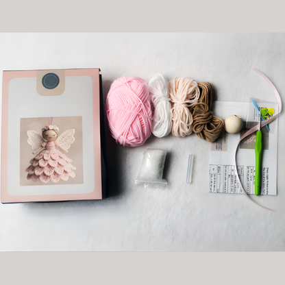 Weihnachtsanhänger Häkelset Handgemachter Engel Christbaumschmuck