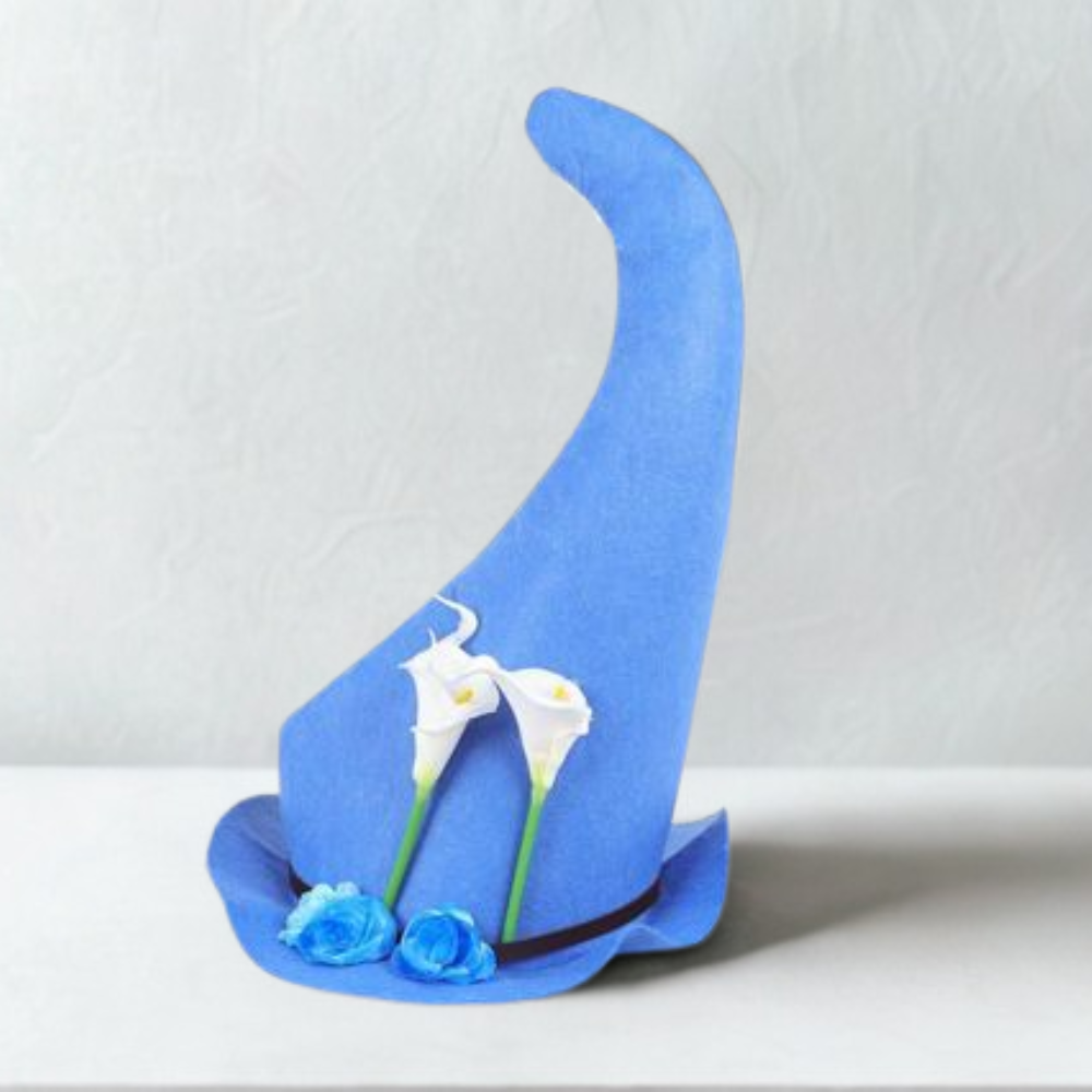 Handgefertigter Filz Hexenhut